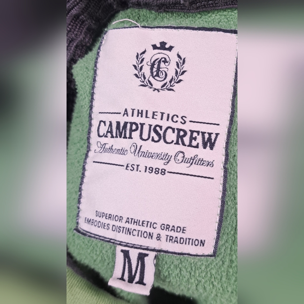 Campus Crew Men's Hoodie Sweater Notre Dame Vintage Y2K Football NCAA Medium - Picture 4 of 14